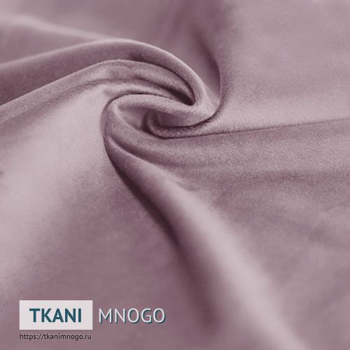 Фото “АМО-12” (однотонный розовый) - ткани бархата