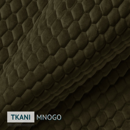 Фото фактуры велюра “AY1-11A” (ромб коричневый)