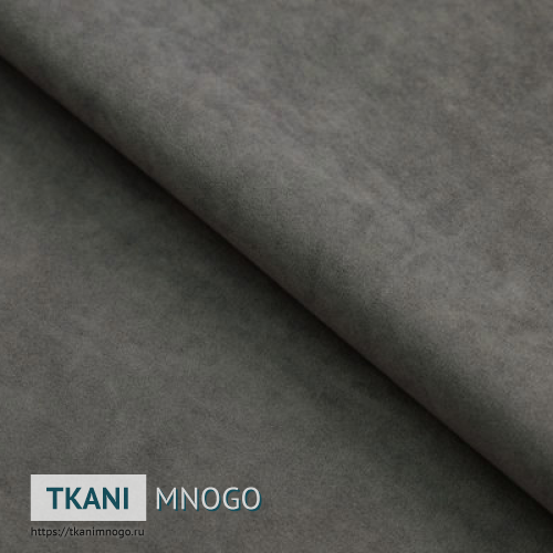 Фото обивки велюра “86” (однотонный серый)