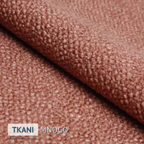 Фото ткани велюра “63” (однотонный бордовый)