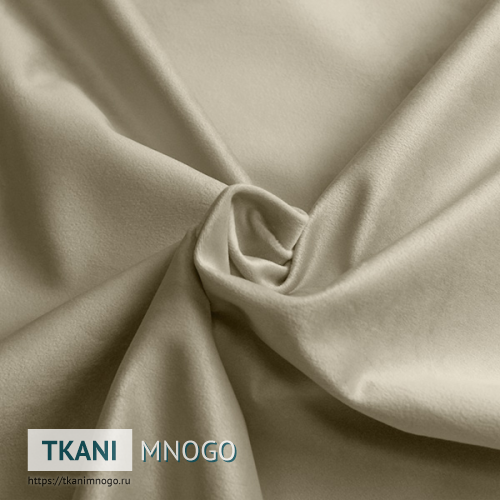 Фото материала велюра “MR-1” (однотонный белый)