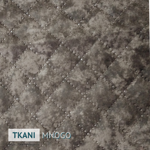 Фото внешнего вида велюра “НТ1811С-11” (ромб серый)