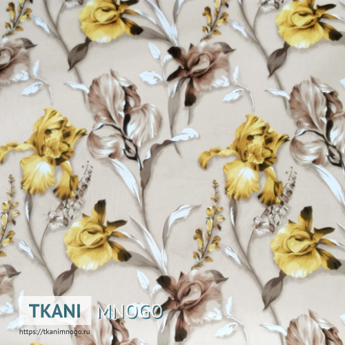 Фото рисунка микровелюра “4042-2” мультиколор, цветы.