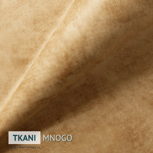Фото материала 03(арт.) - бежевый однотонный. Производитель Китай. Замша - внешний вид.